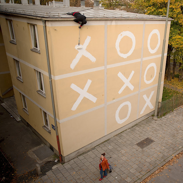 Tic Tac Toe mural