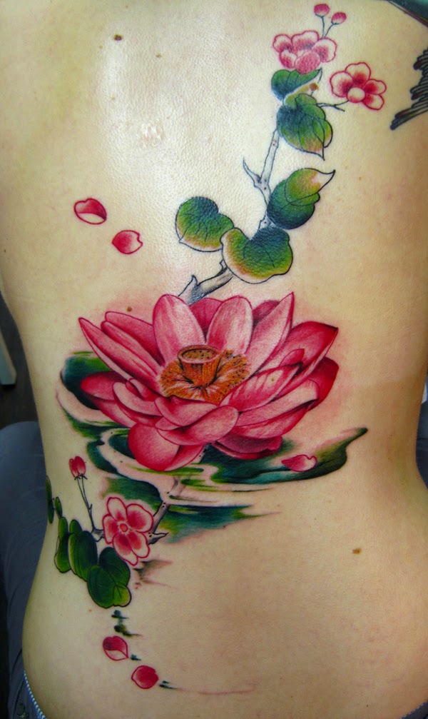 Bunga Lotus Designs Tattoo Yang Penuh Makna