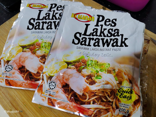 Resepi Laksa Sarawak Mudah Dan Sedap Guna Pes Haji Manan