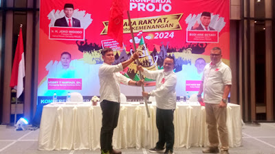 Vebry Haryadi Nakhodai Projo Sulut Secara Aklamasi dalam Konferda Pertama di Manado