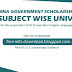 List of Subject Wise Universities in China | China Govt. Scholarship