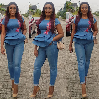 30 Latest Ankara and Jeans Combination