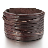  Leather Bracelet Bangle Cuff 