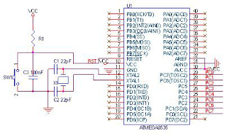 Rangkaian RTC DS 1307