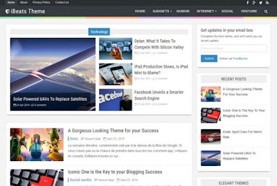 5 Template blogger Responsive dan Gratis