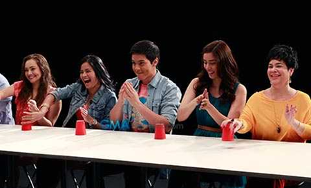 Cast of Mundo Mo'y Akin during GMA-7's summer campaign shoot