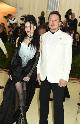 ELON MUSK with Grimes