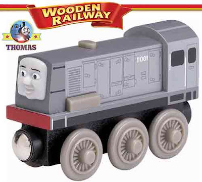 Scale model Thomas wooden toy train set Southern Railway shunter diesel engine Dennis locomotive