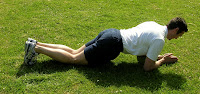 Jeff Archer doing The Plank