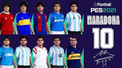 PES 2021 Facepack Diego Maradona Collection