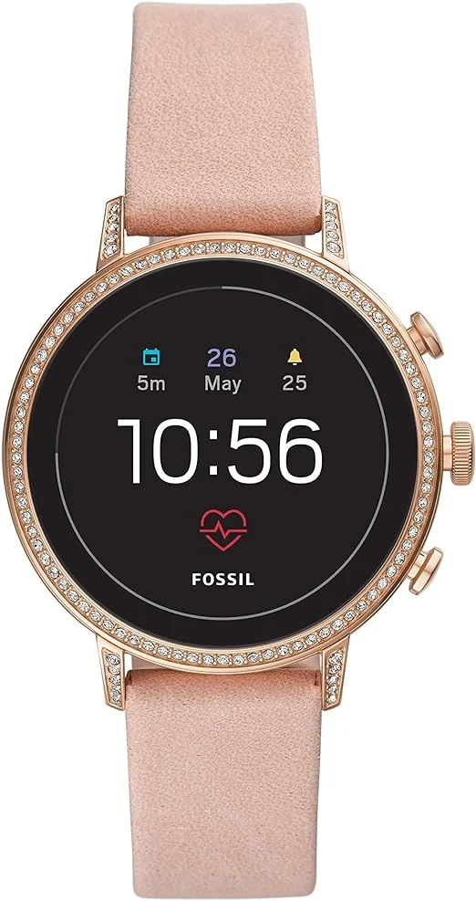 Fossil Women's Gen 4 Venture HR Stainless Steel Touchscreen Smartwatch