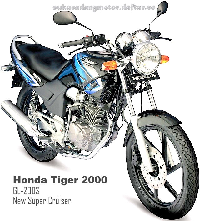 Gambar Honda Tiger 2000 Lama warna Hitam