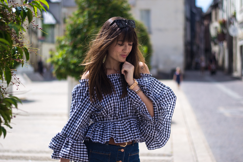 Vichy Top, Chicwish, Look of the day; blog mode paris, meet me in paree