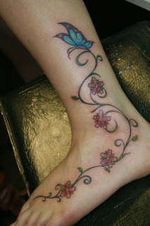 Foot Japanese Tattoos With Image Cherry Blossom Tattoo Designs Especially Foot Japanese Cherry Blossom Tattoos For Female Tattoo Gallery 3