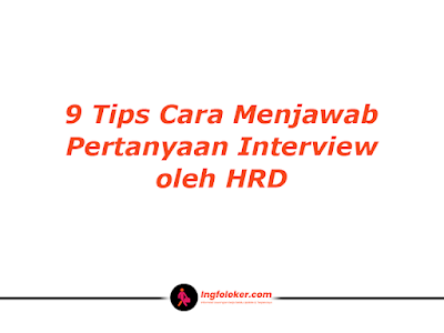 Menjawab Pertanyaan Interview