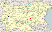 MAPS OF BULGARIA (road map of bulgaria)