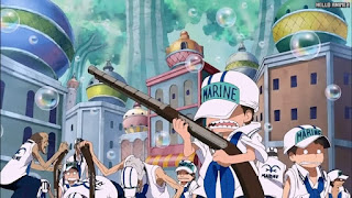 ワンピースアニメ シャボンディ諸島編 401話 海兵 | ONE PIECE Episode 401