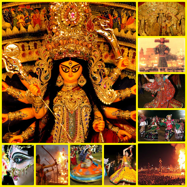 Varied hues of navaratri, durga puja and dussehra in India