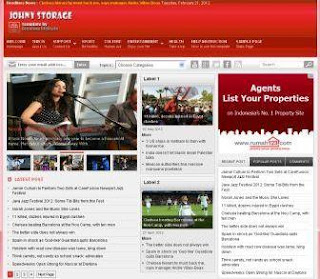 Johny Storage Red Free Blogger Template