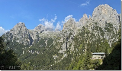 Rifugio Canali-Treviso panorama