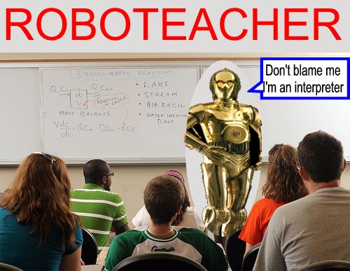 Image result for big education ape robot teacher