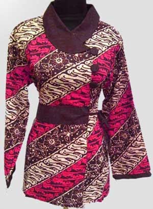  Model  baju  batik  untuk wanita kerja kantoran