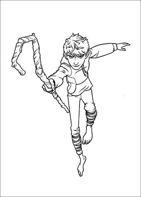 Dibujo de Jack Frost de El Secreto de los Guardianes para Colorear y Pintar