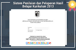 Sistem Evaluasi Dan Pelaporan Hasil Mencar Ilmu Kurikulum 2013