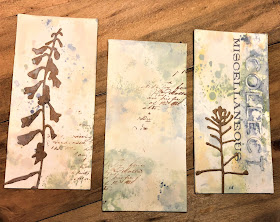 Sara Emily Barker http://sarascloset1.blogspot.com/ Field Notes Mini Album 3D Texture Fade Lumber 10