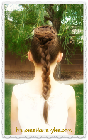 Download Princess Leia Hairstyle, Spiral Braid Bun, Star Wars ...