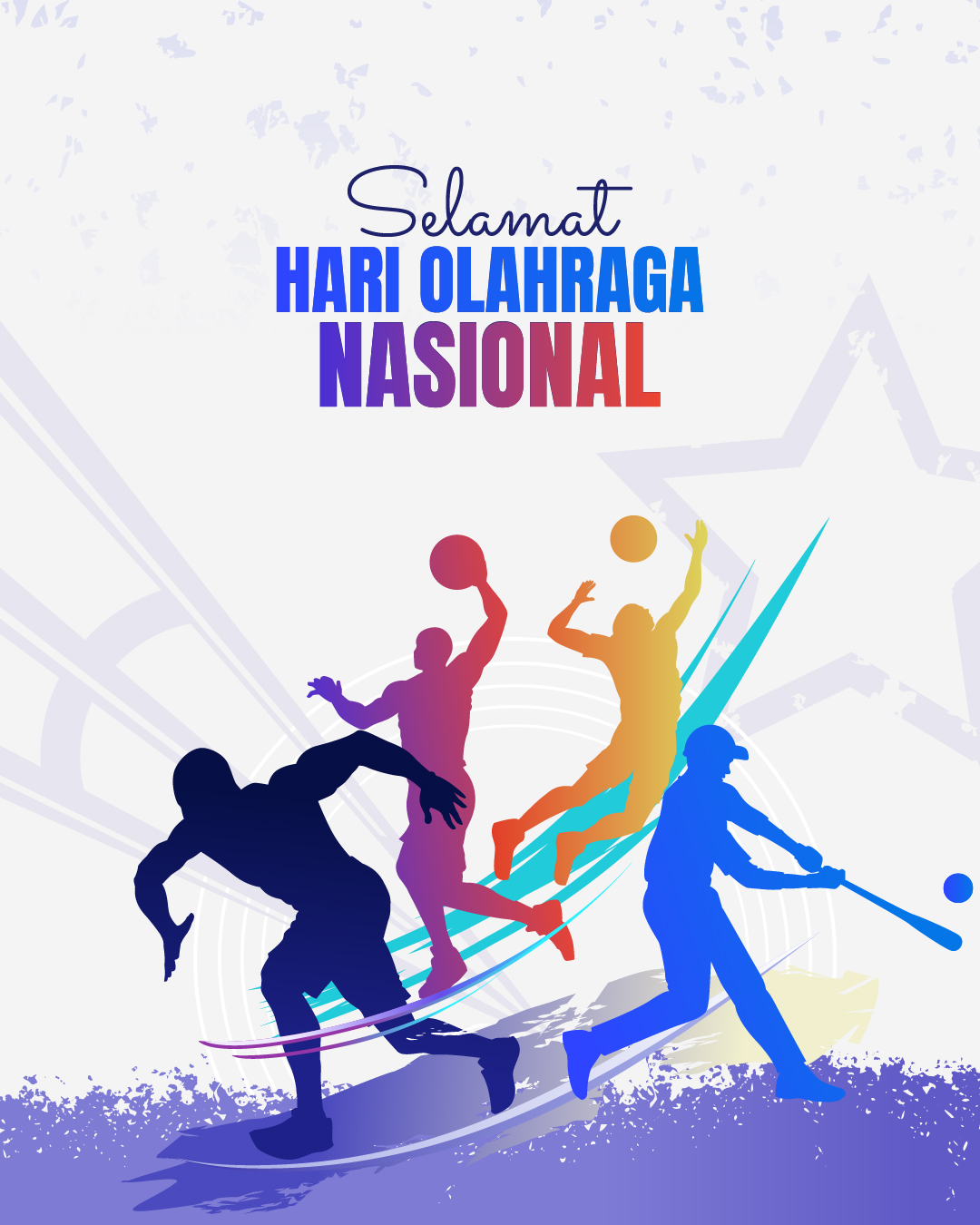 Download Poster Hari Olahraga Nasional 2023 Gratis