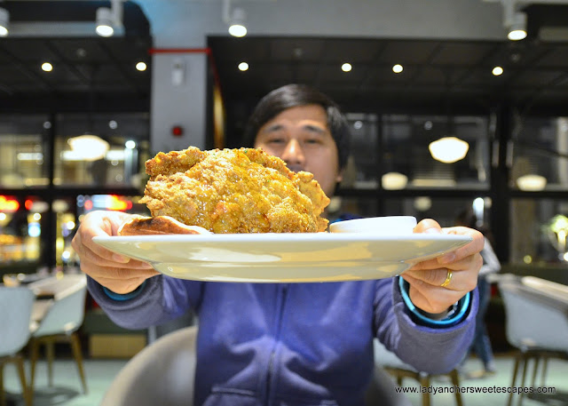 Fried Chicken and Waffles at Clinton St Dubai