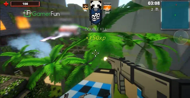 Screenshot of the Pixel Strike 3D Game Using Cheat
