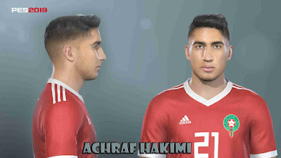 PES 2019 Faces Achraf Hakimi By Prince Hamiz
