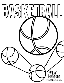 Basketball Coloring Pages