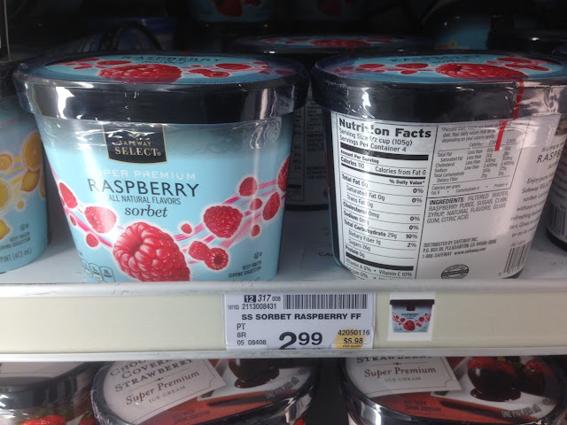 Raspberry Sorbet, Safeway Select - Safeway