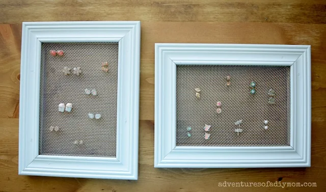 easy diy earring display