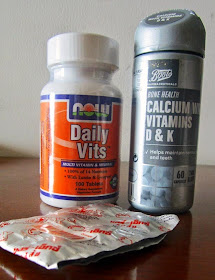 Multi vitamins and multi mineral and calcium tablets