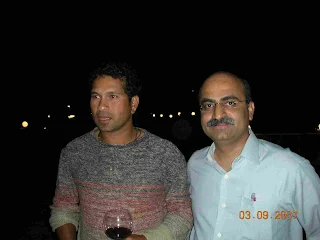 sachin in a night party