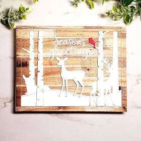 Sunny Studio Stamps: Rustic Winter Customer Card by Ana A