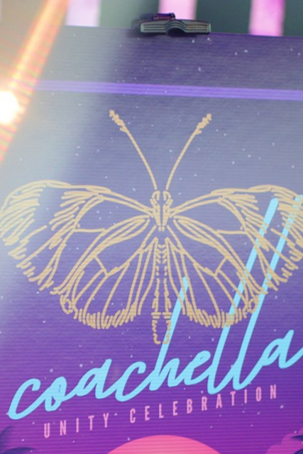 Butterfly Coachella Party Curitan Aqalili