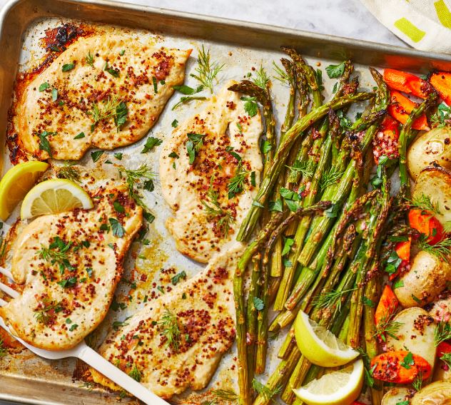 One-Skillet Chicken &amp; Asparagus Prepare