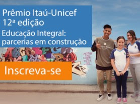 Inscrições abertas para premiação de incentivo à Educação Integral