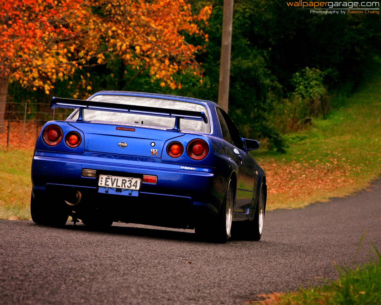 Mas não foi só o Supra que participou da JGTC não, o Skyline ...