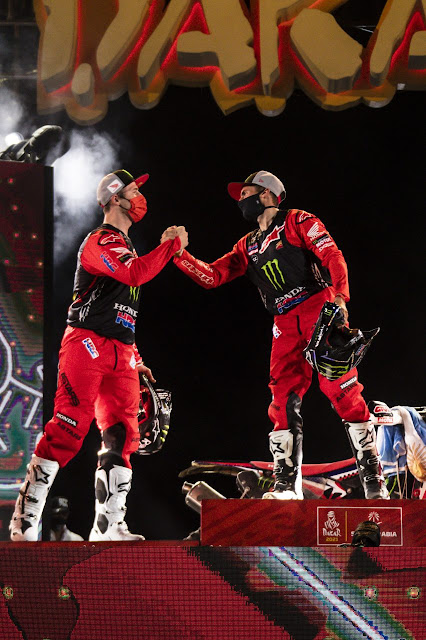 HRC Rally Dakar 2021 - Triumphant Double Victory for Honda