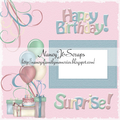 Happy Birthday Quick Page This quick page was made using elements from 