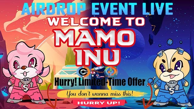 Get 1000 $MaMo by Joining MamoInu Airdrop