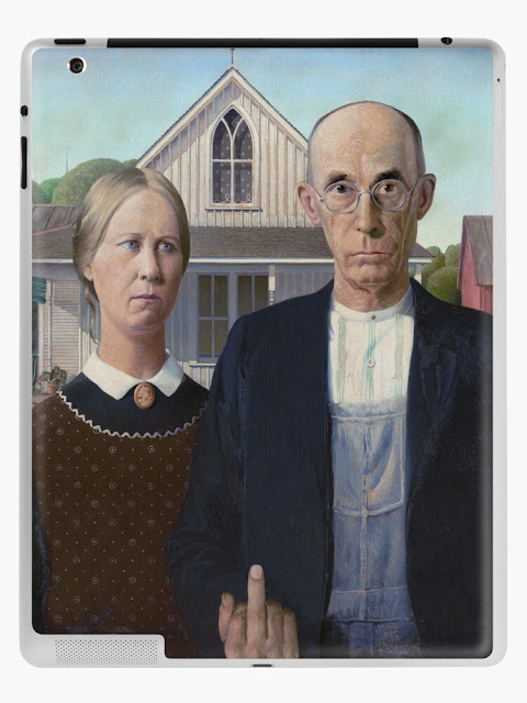 American Gothic tablet or phone cover.