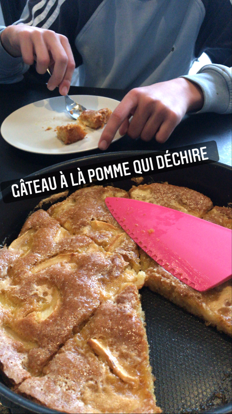 gâteau aux pommes