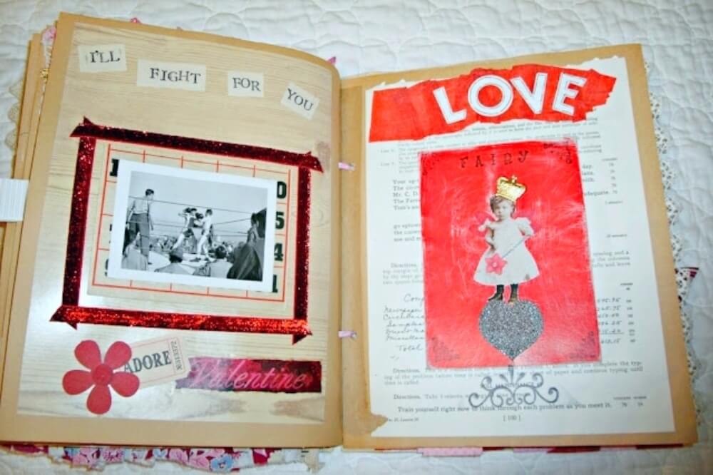 How to Make an Altered Valentine's Day Book - Part Three